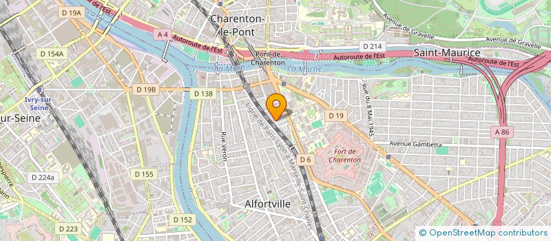 localisation de l'entreprise MONSIEUR MATHIAS BLIN  MAISONS-ALFORT