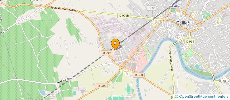localisation de l'entreprise MONSIEUR MATHIAS BONNEGRACE à GAILLAC