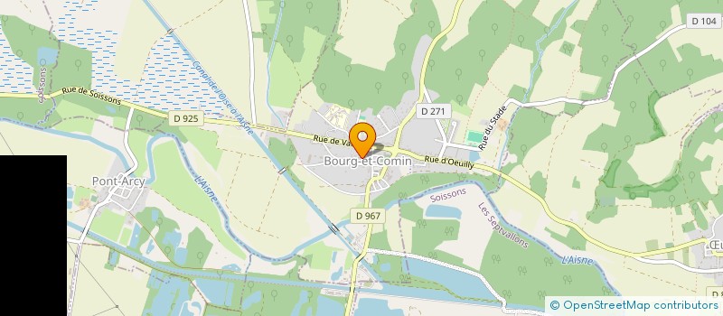 localisation de l'entreprise MONSIEUR MATHIAS BOULANGER  BOURG-ET-COMIN