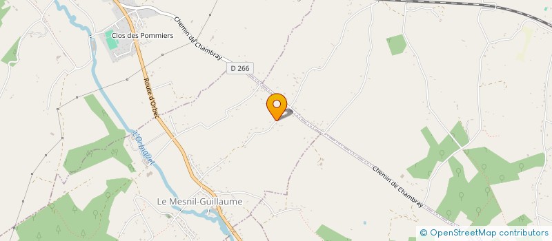 localisation de l'entreprise MONSIEUR MATHIAS BROSSET  LE MESNIL-GUILLAUME