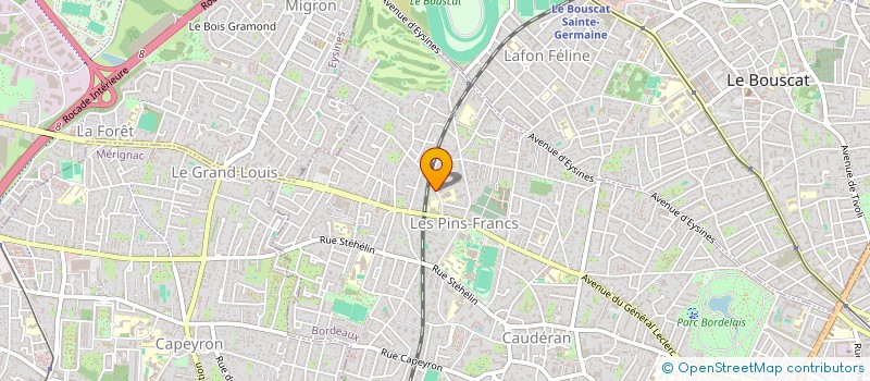 localisation de l'entreprise MONSIEUR MATHIAS CABANNE  BORDEAUX