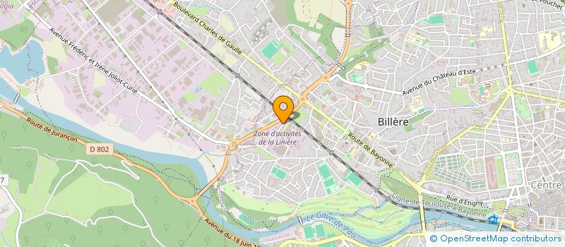 localisation de l'entreprise MONSIEUR MATHIAS CANTALICE  BILLERE