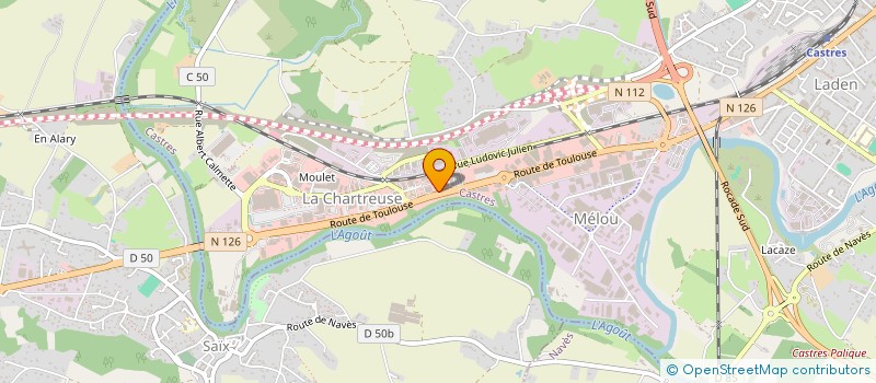 localisation de l'entreprise MONSIEUR MATHIAS CARAMAN  CASTRES