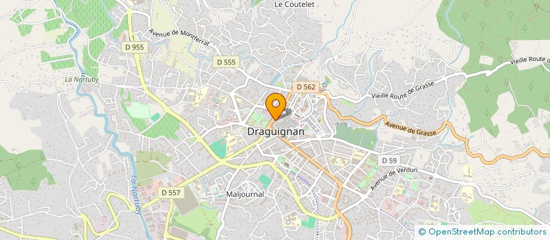 localisation de l'entreprise MONSIEUR MATHIAS CASALE SORIANO  DRAGUIGNAN