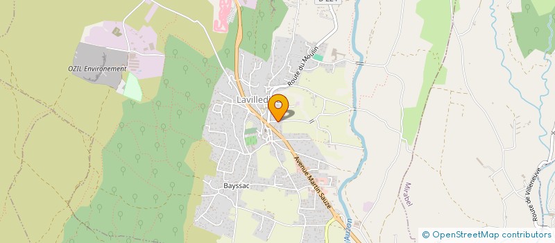 localisation de l'entreprise MONSIEUR MATHIAS CAUVIN  LAVILLEDIEU