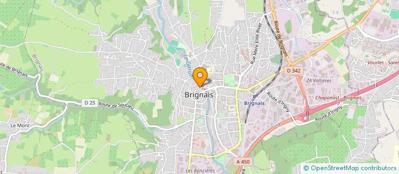 localisation de l'entreprise MONSIEUR MATHIAS CHAMBERY à BRIGNAIS