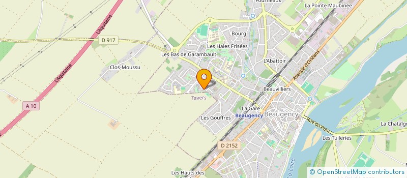 localisation de l'entreprise MONSIEUR MATHIAS CHERMANNE  BEAUGENCY