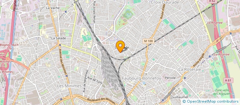 localisation de l'entreprise MONSIEUR MATHIAS CHOQUET à TOULOUSE