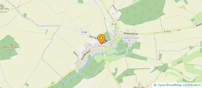 localisation de l'entreprise MONSIEUR MATHIAS CHORT  CONTAY