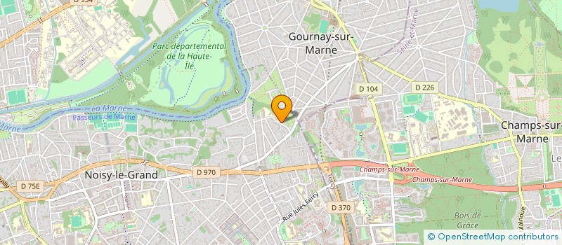 localisation de l'entreprise MONSIEUR MATHIAS CHRISTIANY  NOISY-LE-GRAND