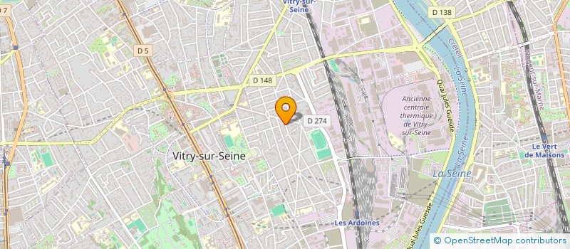 localisation de l'entreprise MONSIEUR MATHIAS CLAMENS  VITRY-SUR-SEINE