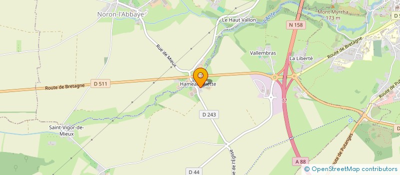 localisation de l'entreprise MONSIEUR MATHIAS CLAUDE DILYS  NORON-L ABBAYE