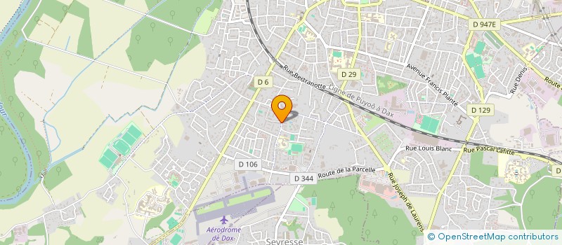 localisation de l'entreprise MONSIEUR MATHIAS COET  DAX