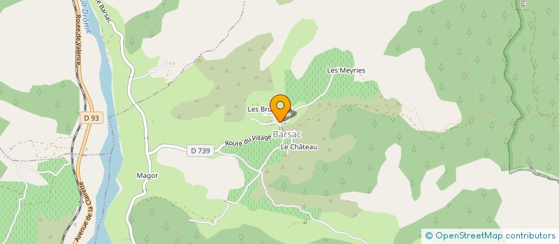 localisation de l'entreprise MONSIEUR MATHIAS COMBES  BARSAC