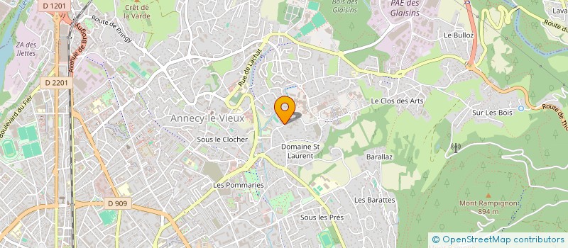 localisation de l'entreprise MONSIEUR MATHIAS CONVERS à ANNECY