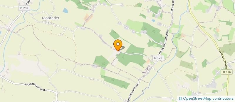 localisation de l'entreprise MONSIEUR MATHIAS CORBIERE  MONTADET