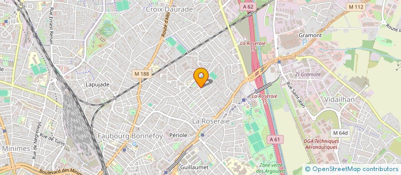 localisation de l'entreprise MONSIEUR MATHIAS COUMES  TOULOUSE