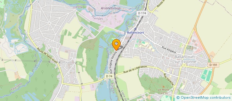 localisation de l'entreprise MONSIEUR MATHIAS CUENOT  BALLANCOURT-SUR-ESSONNE