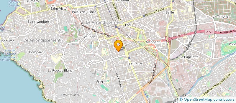 localisation de l'entreprise MONSIEUR MATHIAS CYRAN  MARSEILLE