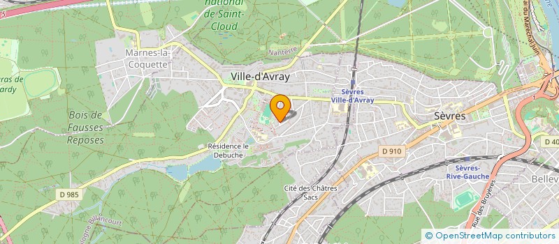 localisation de l'entreprise MONSIEUR MATHIAS DE LATTRE  VILLE-D'AVRAY