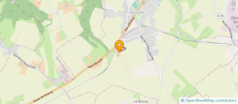 localisation de l'entreprise MONSIEUR MATHIAS DECAUX  FROBERVILLE