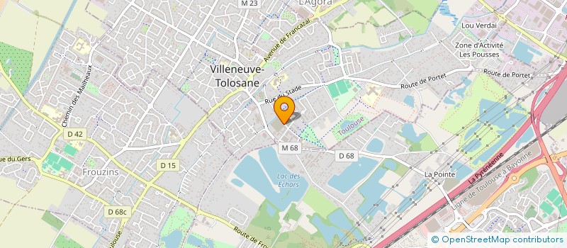localisation de l'entreprise MONSIEUR MATHIAS DELCROS à VILLENEUVE-TOLOSANE