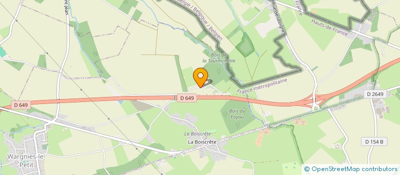 localisation de l'entreprise MONSIEUR MATHIAS DESCHAMPS à WARGNIES-LE-PETIT