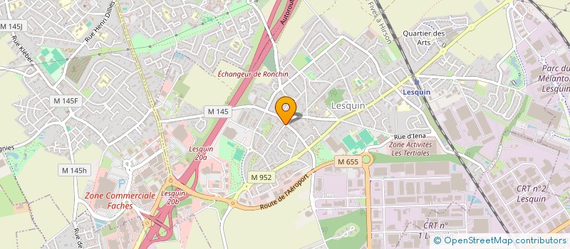 localisation de l'entreprise MONSIEUR MATHIAS DESSAIN  LESQUIN