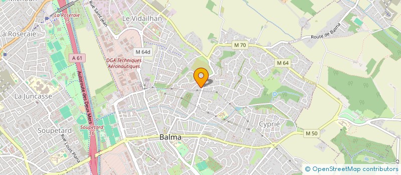localisation de l'entreprise MONSIEUR MATHIAS DESTARAC à BALMA
