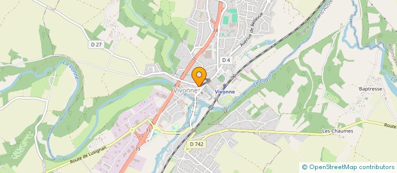 localisation de l'entreprise MONSIEUR MATHIAS DUCHATEAU-GIRAULT  VIVONNE