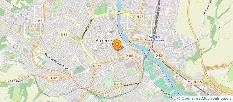 localisation de l'entreprise MONSIEUR MATHIAS DURAND à AUXERRE