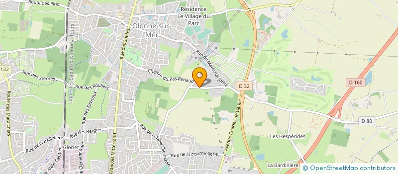 localisation de l'entreprise MONSIEUR MATHIAS DURET à LES SABLES D'OLONNE