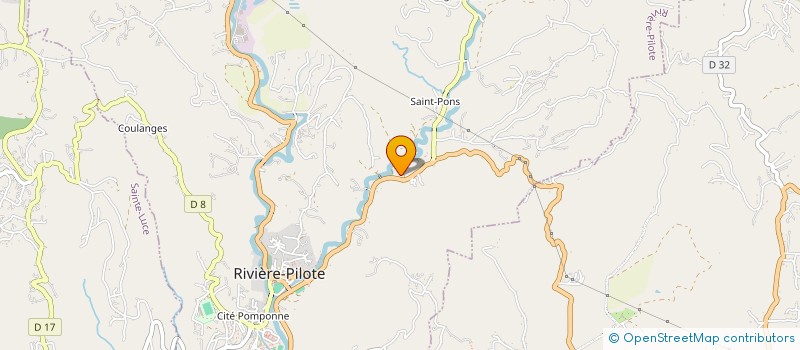 localisation de l'entreprise MONSIEUR MATHIAS EUSTACHE  RIVIERE-PILOTE