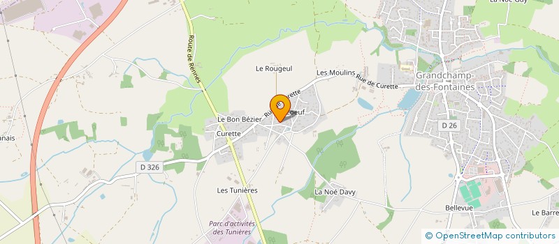localisation de l'entreprise MONSIEUR MATHIAS EVEN à GRANDCHAMP-DES-FONTAINES