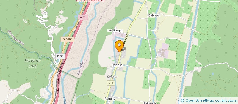 localisation de l'entreprise MONSIEUR MATHIAS FABRE  ORAISON