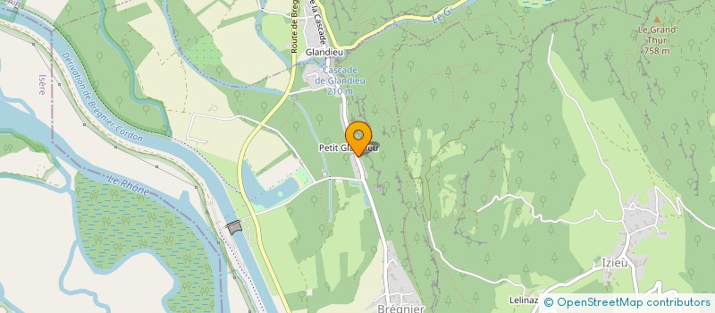 localisation de l'entreprise MONSIEUR MATHIAS FANGET  BREGNIER-CORDON