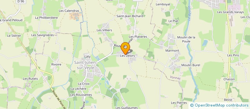 localisation de l'entreprise MONSIEUR MATHIAS FAVROT LANGERON à SAINT-JULIEN-SUR-VEYLE