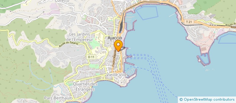 localisation de l'entreprise MONSIEUR MATHIAS FILLOUX à AJACCIO