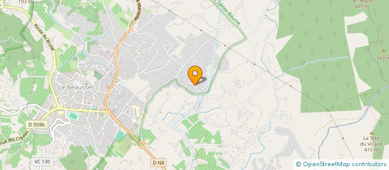 localisation de l'entreprise MONSIEUR MATHIAS FLAGEOLLET  LE BEAUSSET