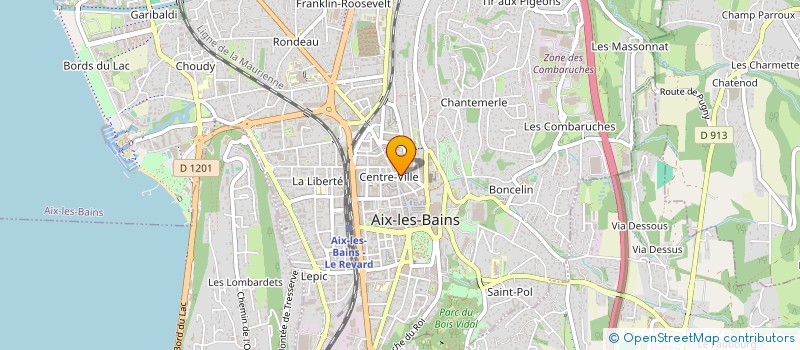 localisation de l'entreprise MONSIEUR MATHIAS FOLDHAZY  AIX-LES-BAINS