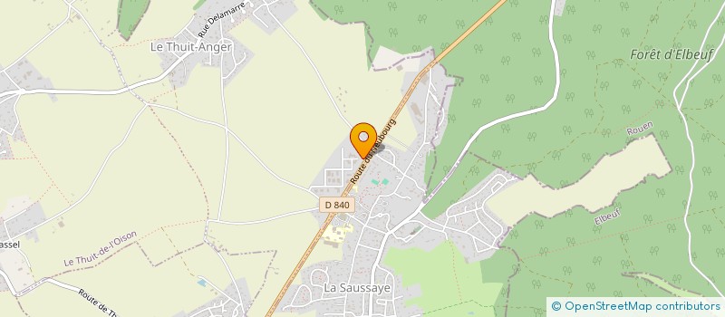 localisation de l'entreprise MONSIEUR MATHIAS FOUBERT  LE THUIT DE L'OISON