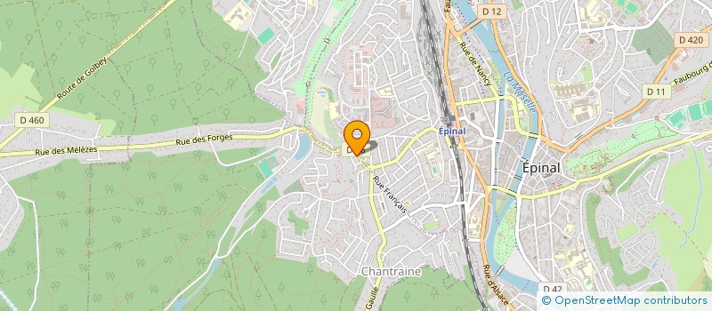 localisation de l'entreprise MONSIEUR MATHIAS FRANCE  CHANTRAINE