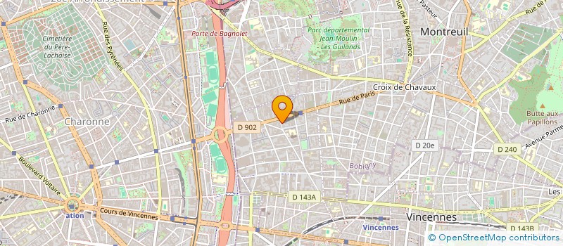 localisation de l'entreprise MONSIEUR MATHIAS GAILLAGUET à MONTREUIL