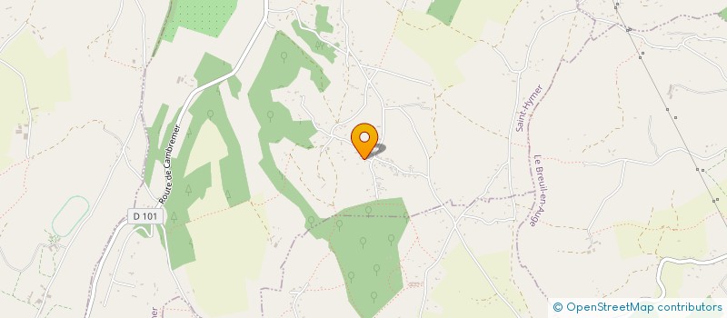 localisation de l'entreprise MONSIEUR MATHIAS GALLET  SAINT-HYMER