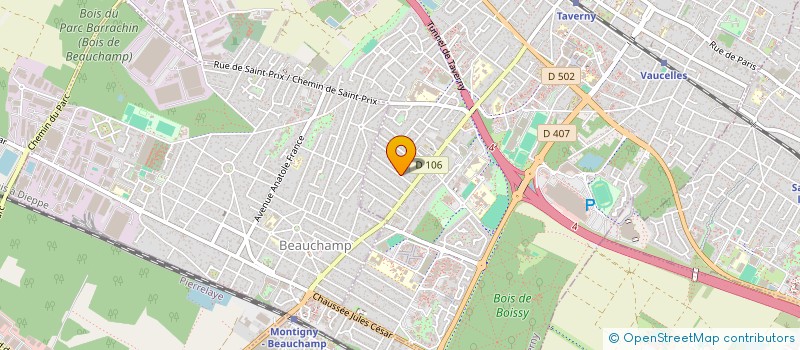 localisation de l'entreprise MONSIEUR MATHIAS GALUOLA  TAVERNY