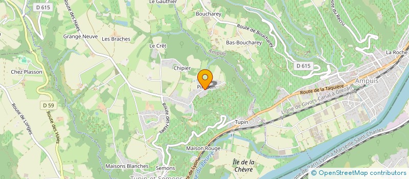 localisation de l'entreprise MONSIEUR MATHIAS GARCIA  TUPIN-ET-SEMONS