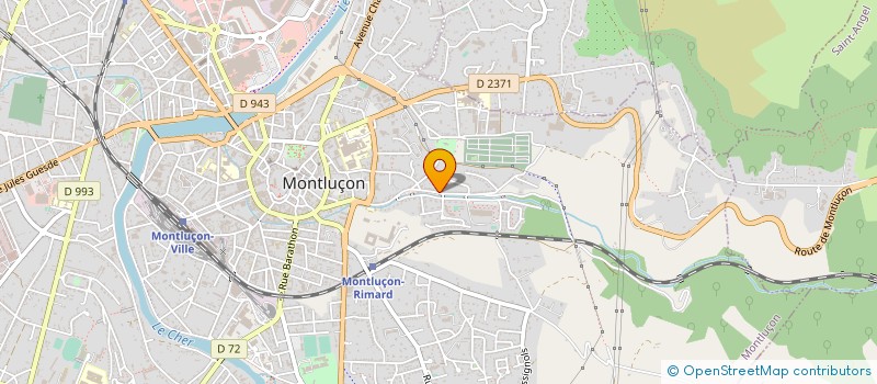 localisation de l'entreprise MONSIEUR MATHIAS GAUTRON à MONTLUCON