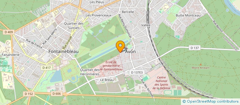 localisation de l'entreprise MONSIEUR MATHIAS GIMENEZ  AVON