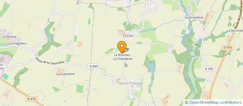 localisation de l'entreprise MONSIEUR MATHIAS GOSSELIN à TESSE-FROULAY