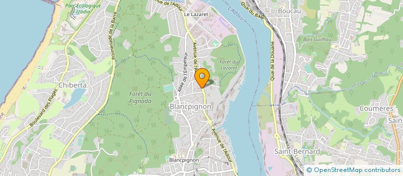localisation de l'entreprise MONSIEUR MATHIAS GOULPEAU à ANGLET